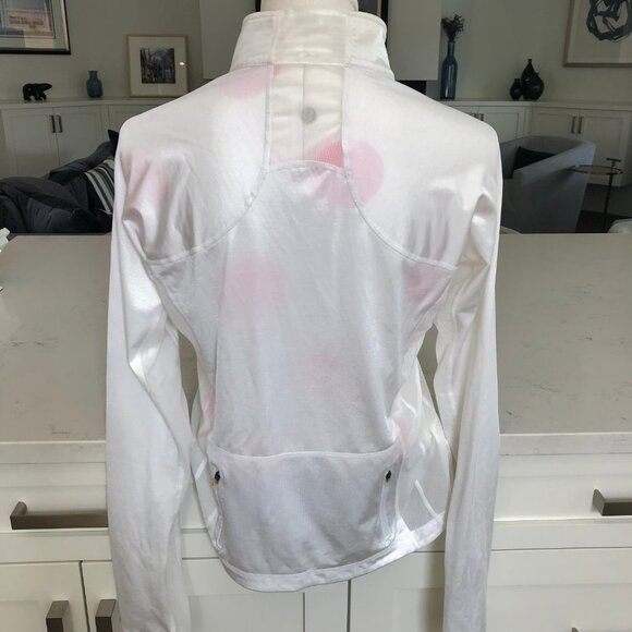 Lululemon Vintage Full Zip Running Jacket w Mesh Sides Back Zip Pockets Size 10 - Picture 7 of 13